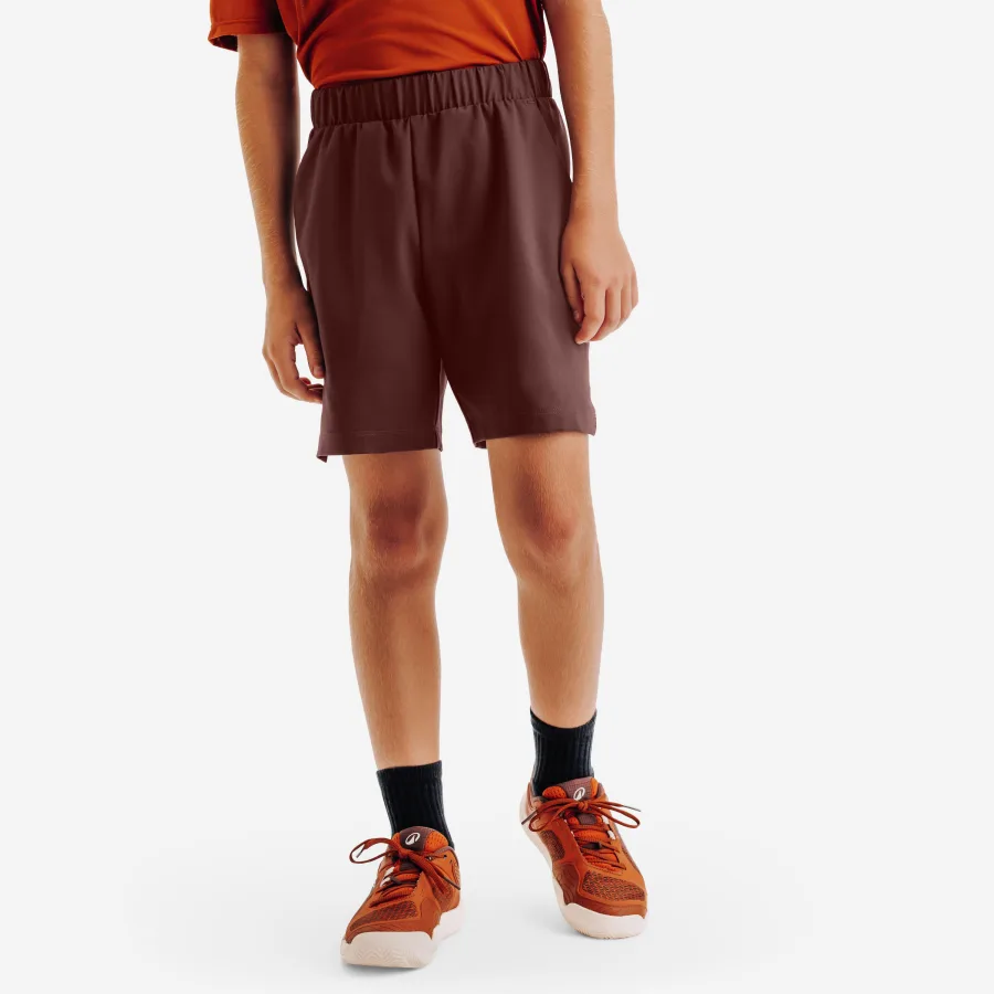 KUIKMA Kinder Tennisshorts - TSH Dry braun