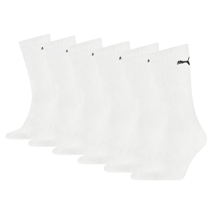 Puma 6 Paar Puma Socken Cush Crew Sportsocken Tennis Socken Gr. 35 - 46 Unisex