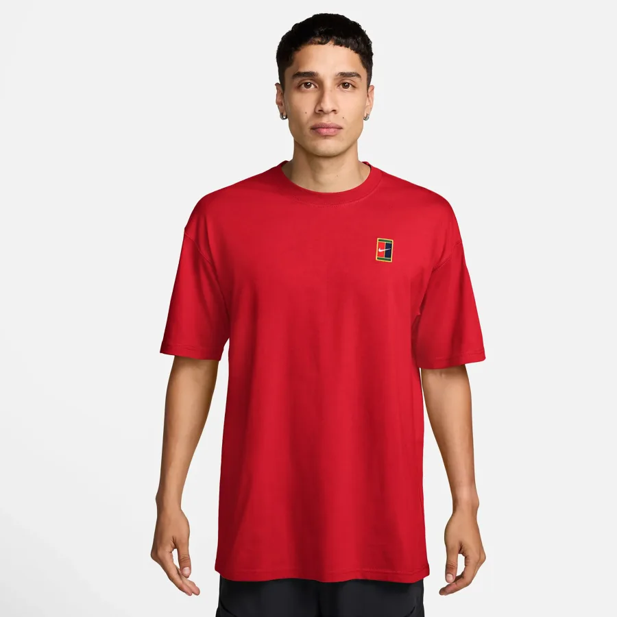 Nike Court M90 Oc T-Shirt Herren-Rot