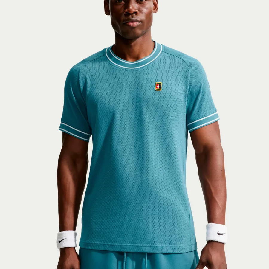 Nike Court Heritage T-Shirt Herren - petrol