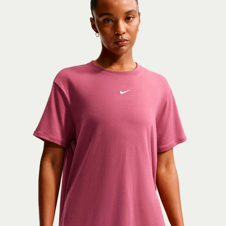 Nike One Relaxed Dri-Fit T-Shirt Damen - mauve