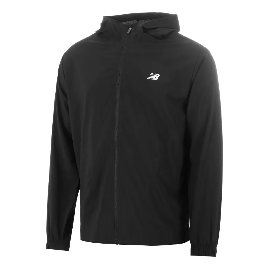 New Balance Woven Trainingsjacke Herren - schwarz