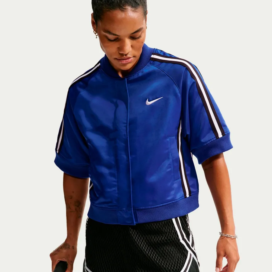 Nike Court Slam Trainingsjacke Damen - dunkelblau, schwarz