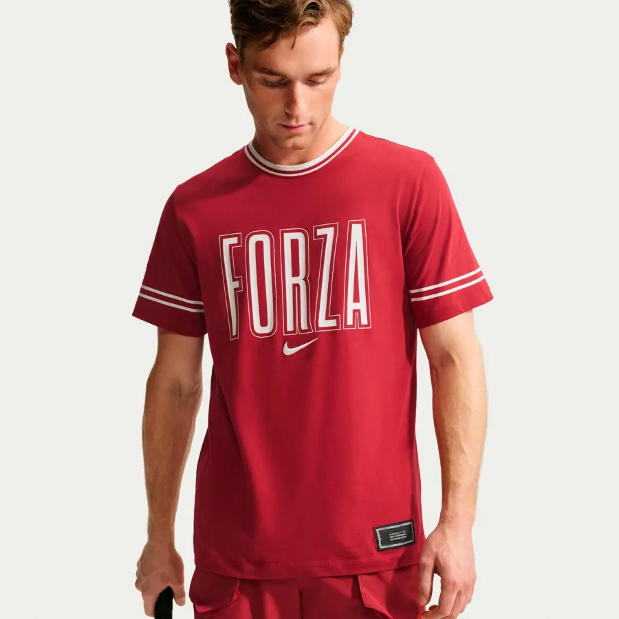 Nike Court T-Shirt Herren - rot