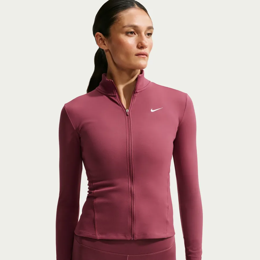 Nike One Fitted Trainingsjacke Damen - mauve