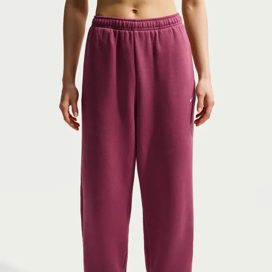 Nike Studio Fleece Trainingshose Damen - mauve