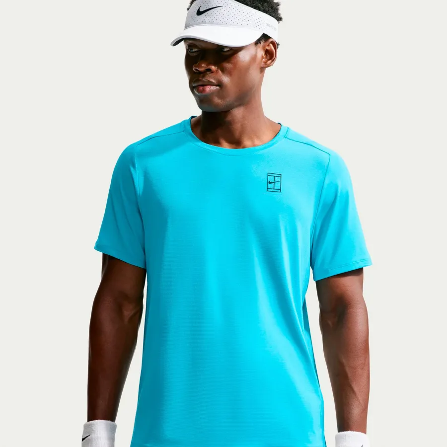 Nike Court Dri-FIT Advantage T-Shirt Herren - türkis