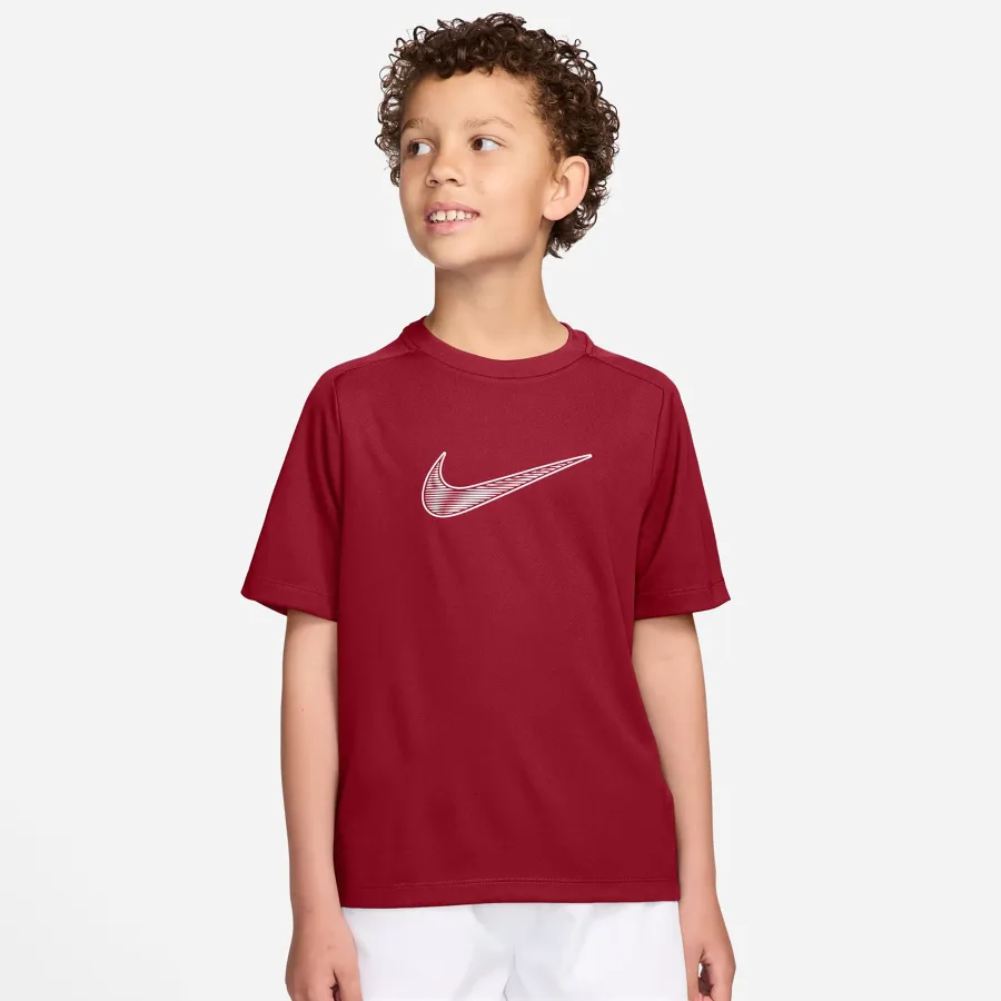 Nike Dri-Fit Multi T-Shirt Kinder - rot