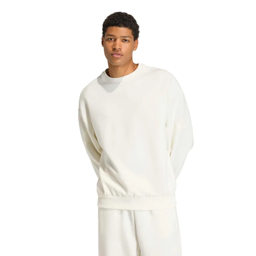 adidas Soft Lux Crew Sweatshirt Herren - offwhite