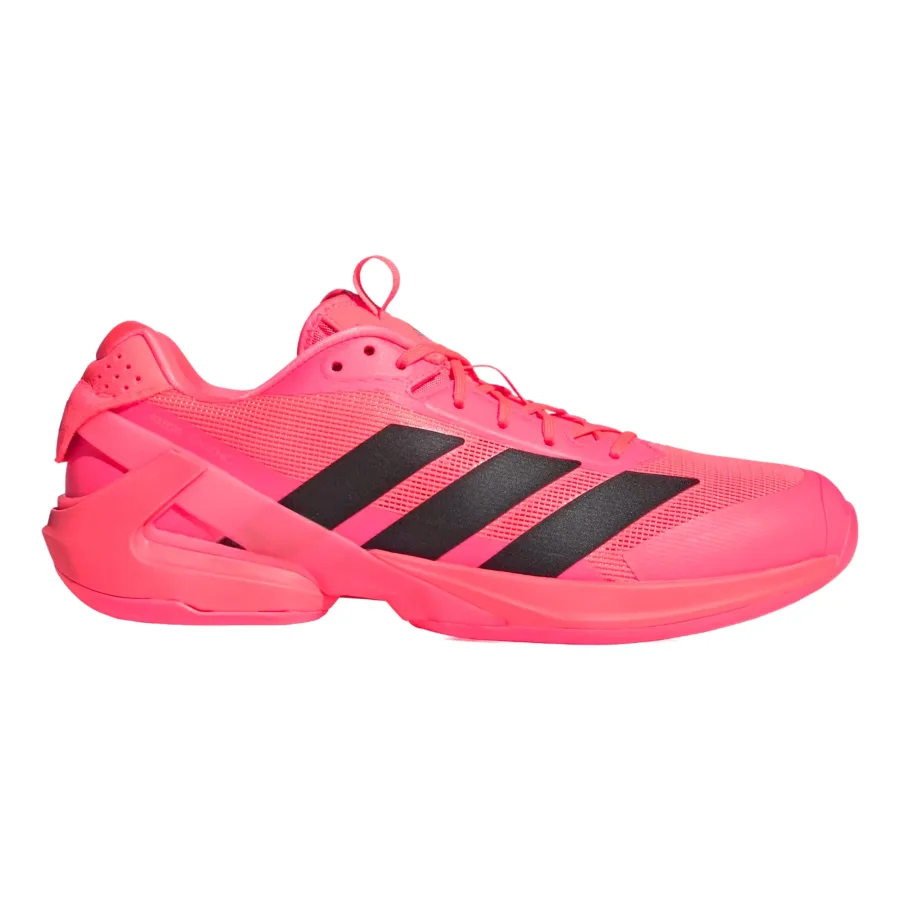 adidas adizero Ubersonic 5 Allcourtschuh Herren - neonrot, schwarz