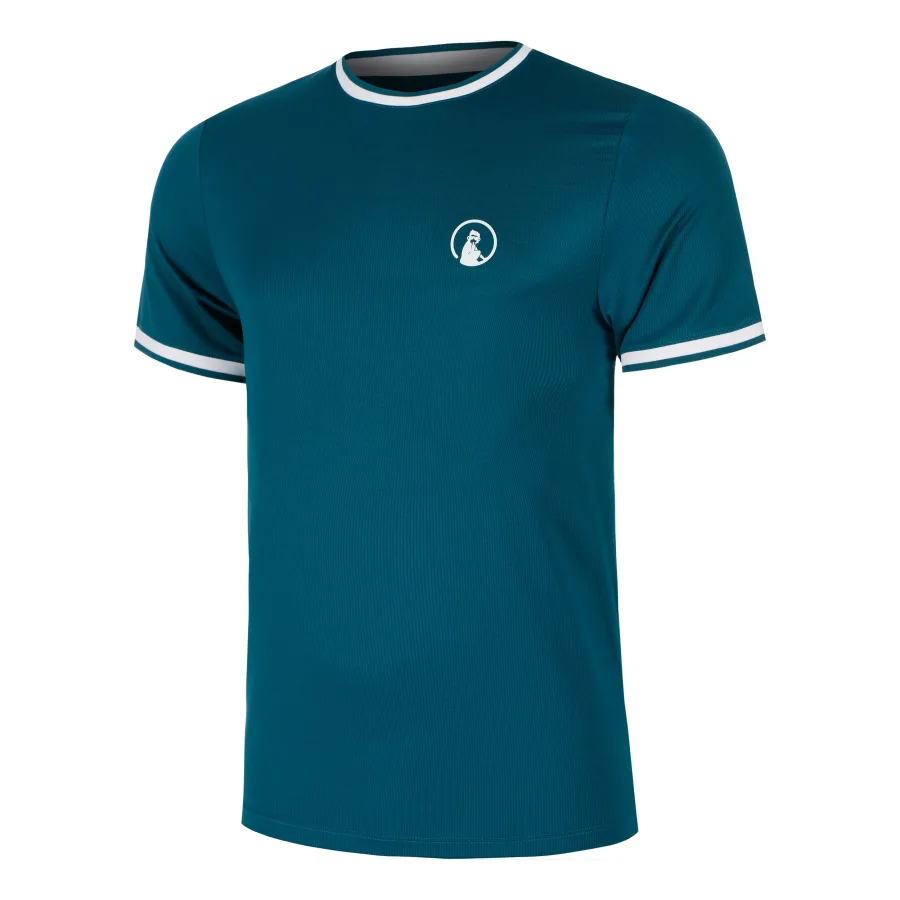 Quiet Please Quiet Please Create Break Ringer T - Shirt Herren Petrol, Weiß