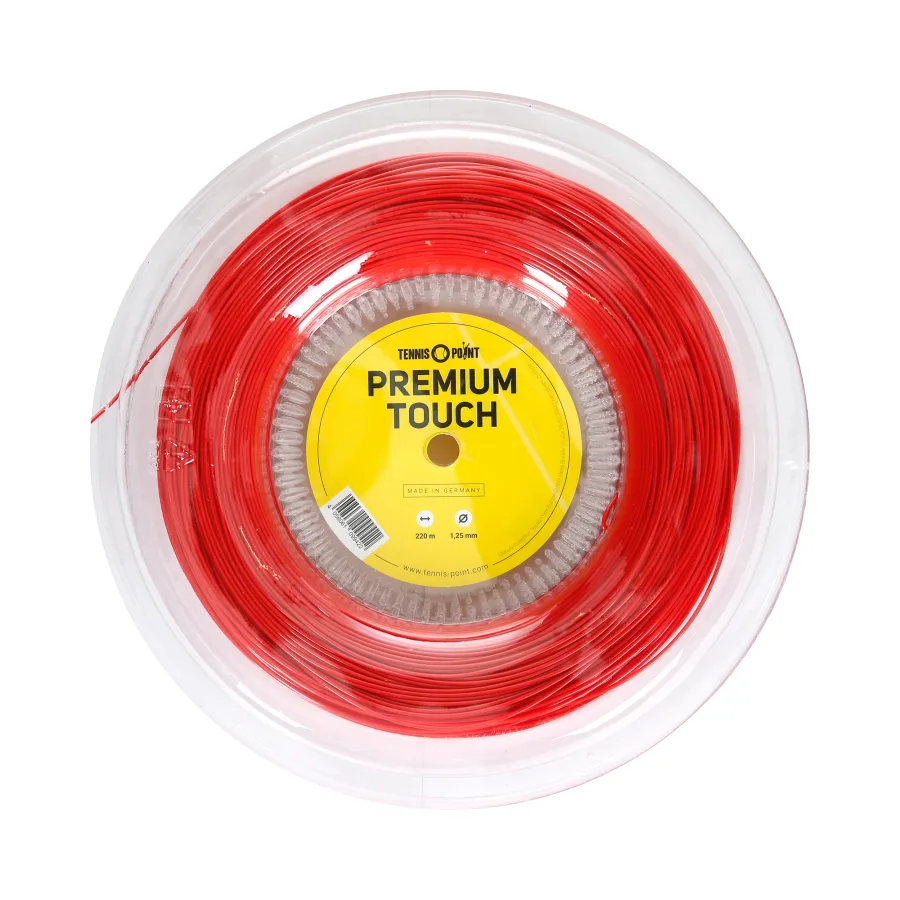 Tennis-Point Tennis - Point Premium Touch Saitenrolle 220m Rot