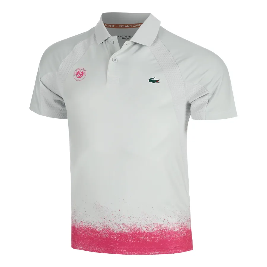 Lacoste Lacoste Polo Herren - Weiß, Pink
