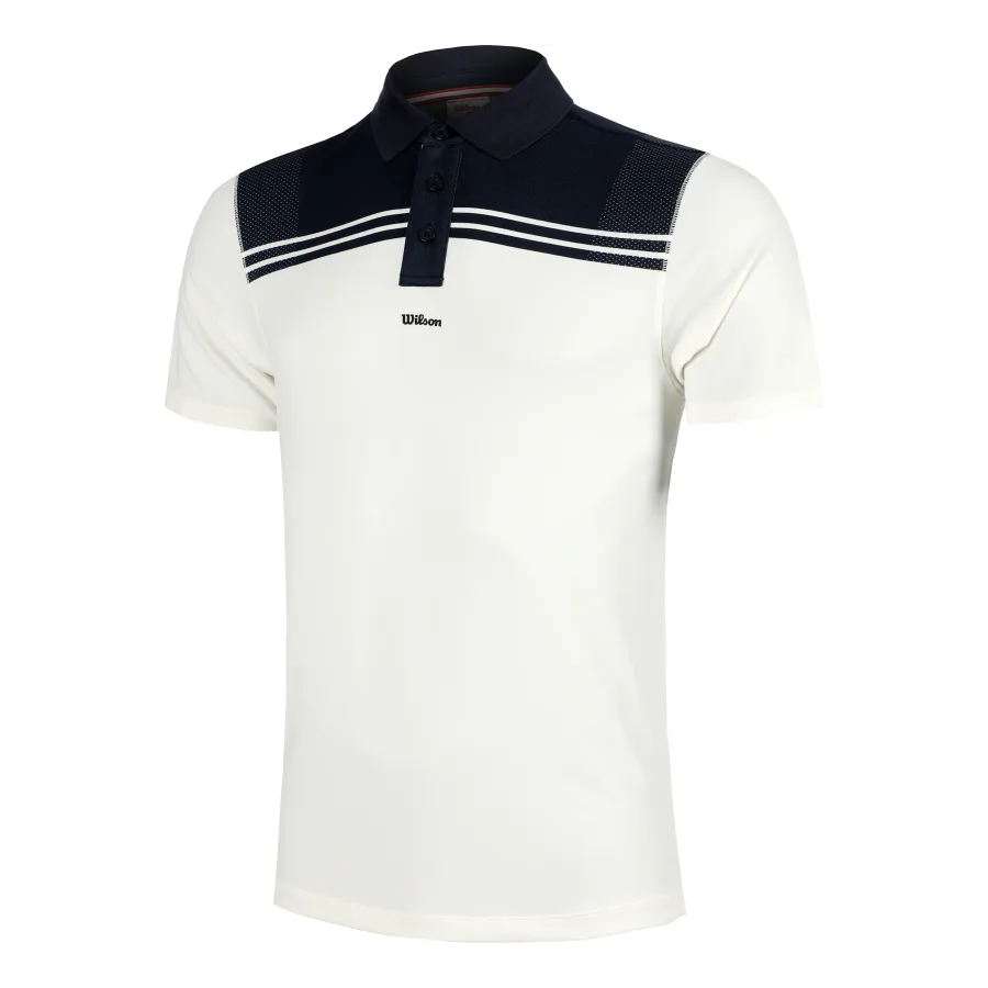 Wilson Wilson All Seasons Polo Herren - Dunkelblau, Creme