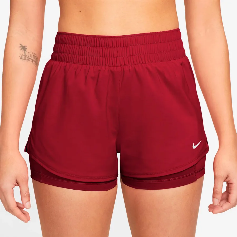 Nike Nike Dri - Fit One Mid Rise 2in1 3in Shorts Damen