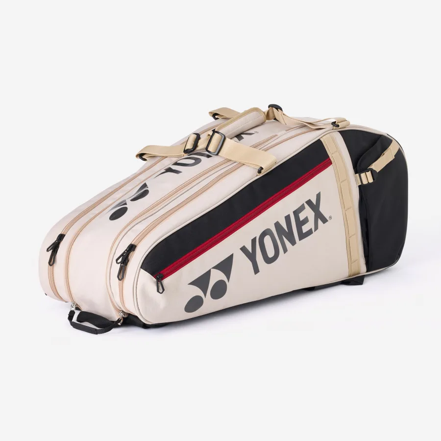 Yonex Tennistasche - Gearlogic 9R 9 Schläger beige/rot