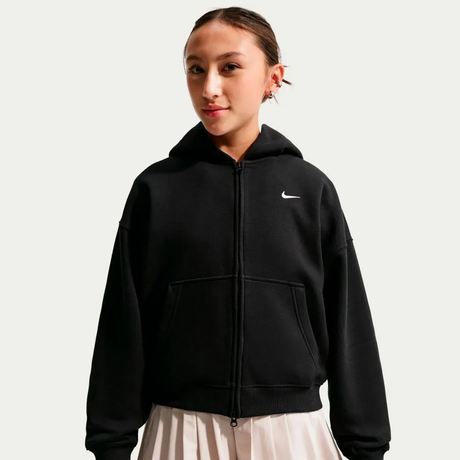 Nike Nike Oversized Fleece Full - Zip Sweatjacke Mädchen