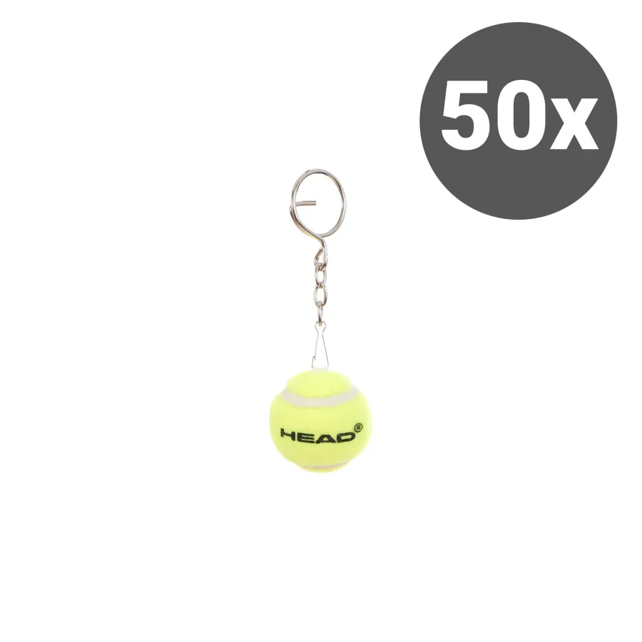HEAD HEAD Mini Tennis Ball Schlüsselanhänger 50er Pack