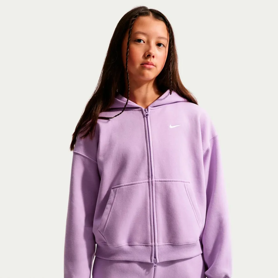 Nike Nike Oversized Fleece Full - Zip Sweatjacke Mädchen