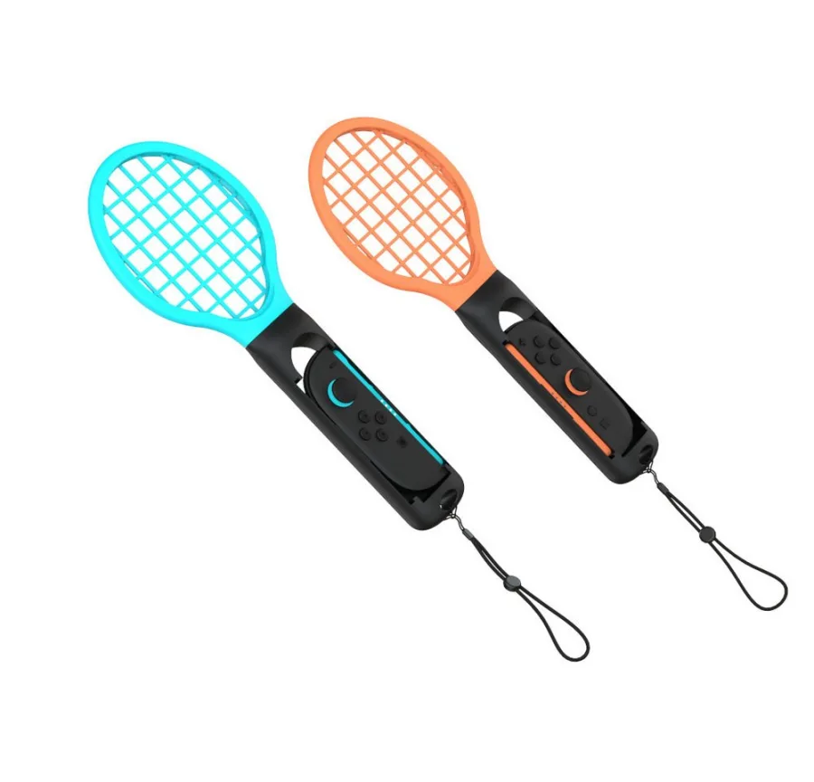 YAXO YAXO Tennis Pro Aufsatz für Joy-Con Switch 2 ergonomisch OLED 2er Set Zubehör Nintendo (Joy-Con Sport-Aufsatz 2er, 2 St., Mit Adapter)