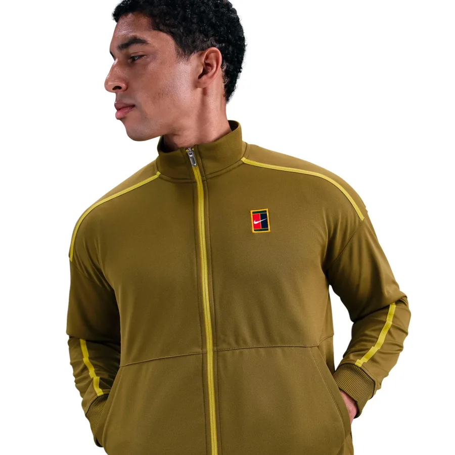 Nike Nike Jannik Sinner Court Heritage Trainingsjacke Herren - oliv