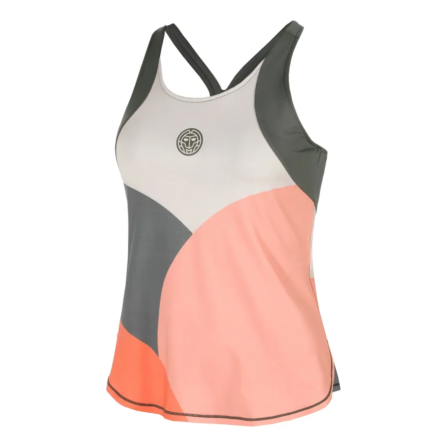 BIDI BADU BIDI BADU Bubble Tank - Top Damen Grau, Koralle