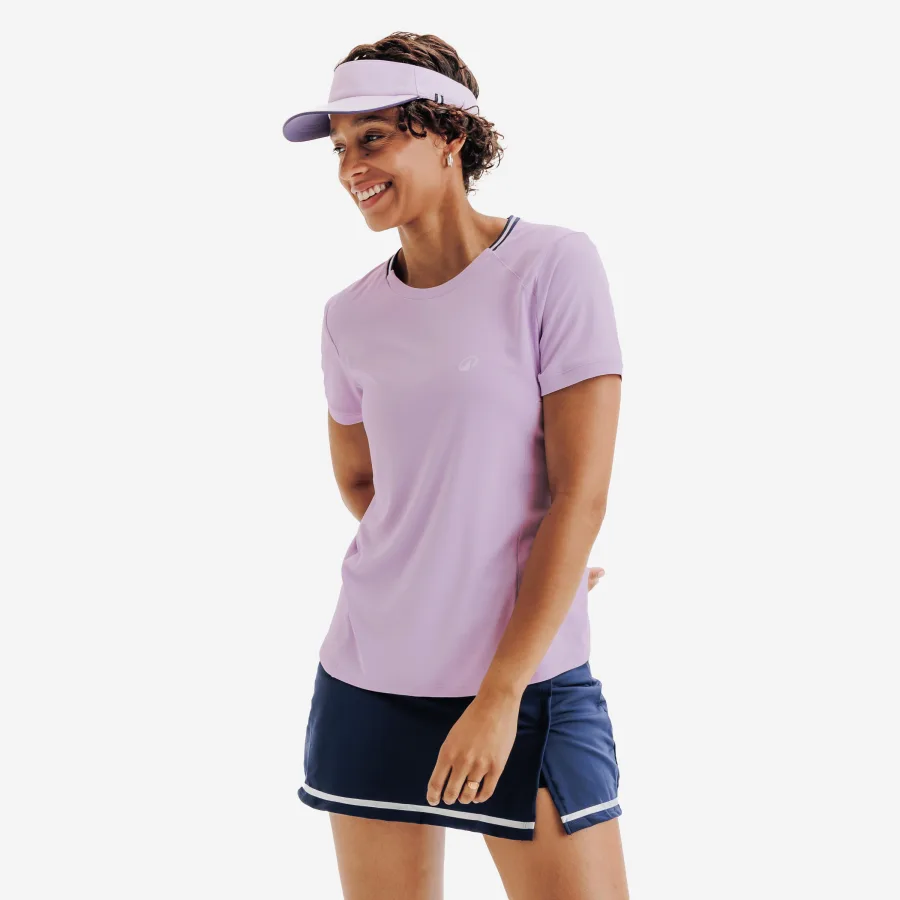 KUIKMA Damen Tennis T-Shirt Rundhals - Dry violett/lila