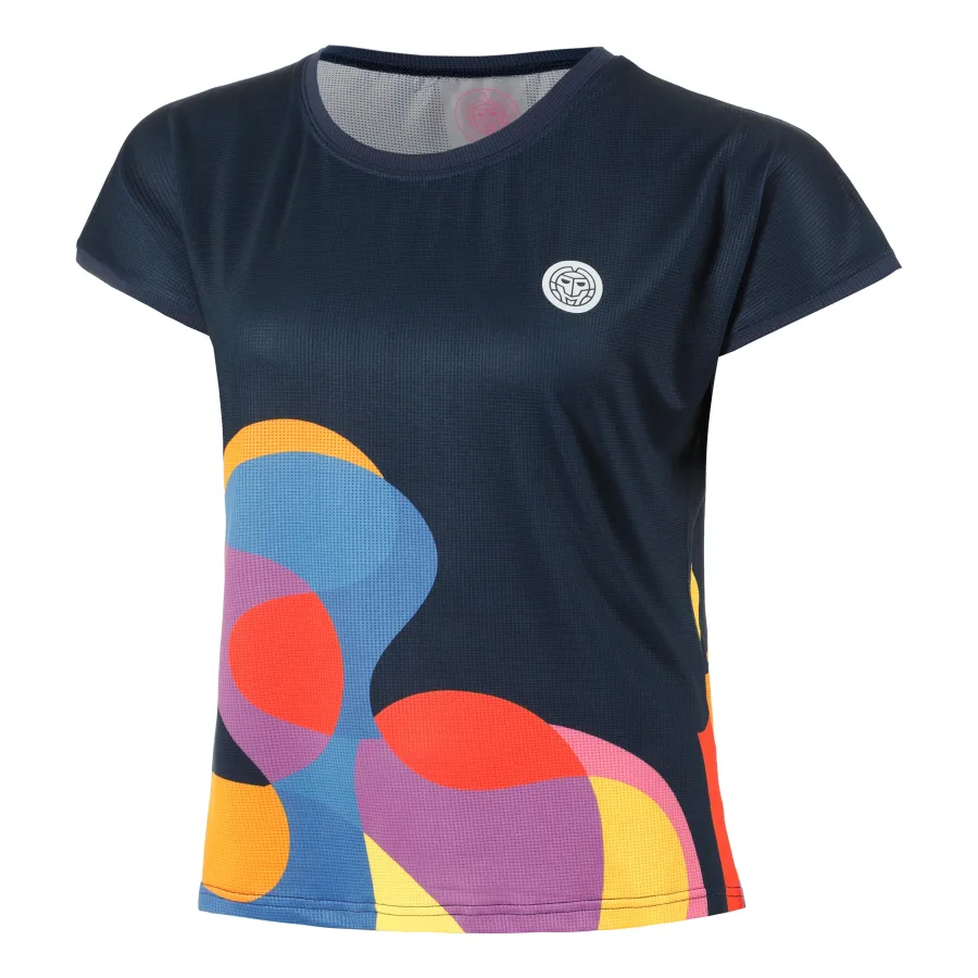 BIDI BADU BIDI BADU Twiggy T - Shirt Damen Dunkelblau, Mehrfarbig
