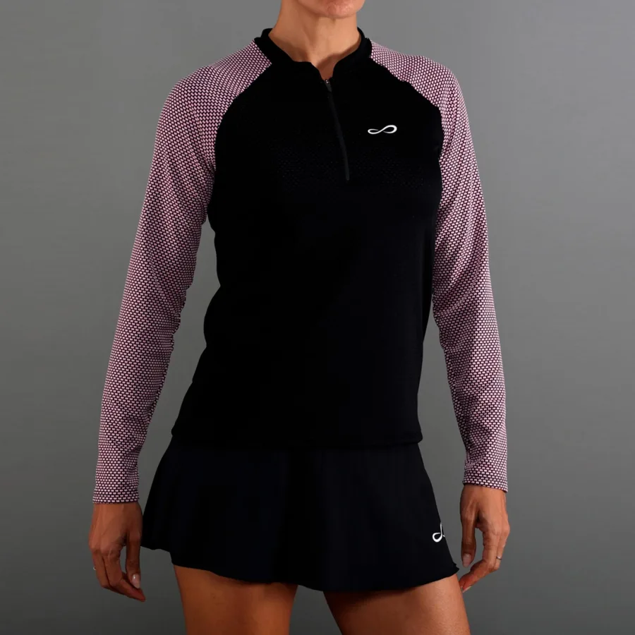 Endless Kirsch Neo Sweatshirt Damen - schwarz, pink