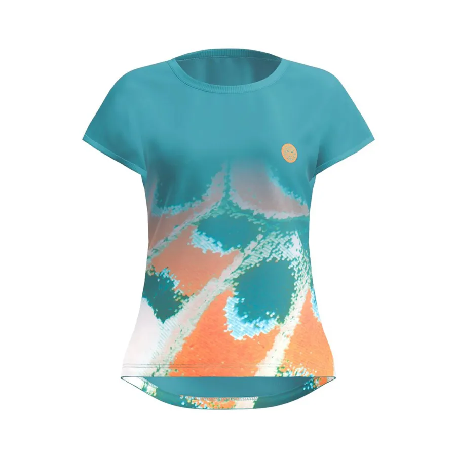 BIDI BADU BIDI BADU Melbourne 2025 T - Shirt Mädchen Petrol, Orange