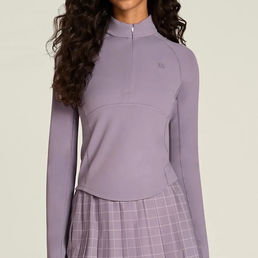 Wilson Wilson Baseline Half - Zip Longsleeve Damen