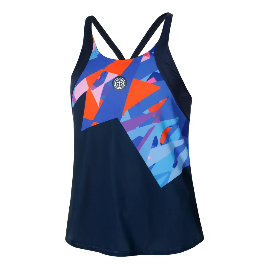 BIDI BADU BIDI BADU Spike Tank - Top Damen Dunkelblau, Mehrfarbig