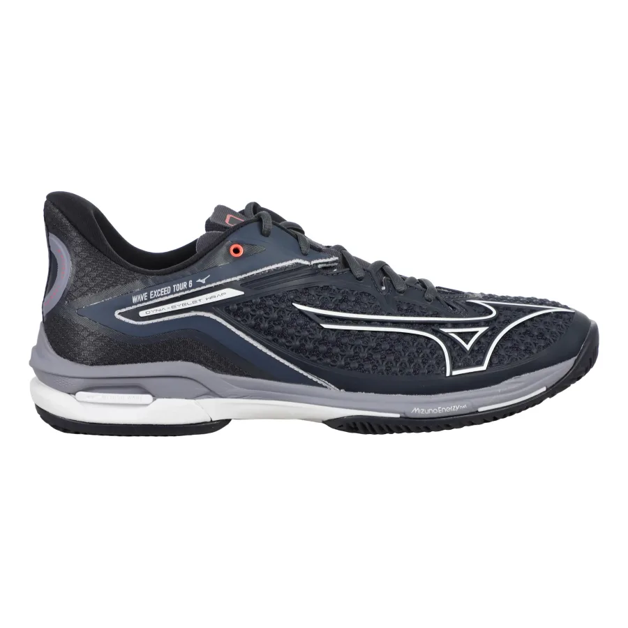 Mizuno Mizuno Wave Exceed Tour 6 Sandplatzschuh Herren - Grau, Weiß