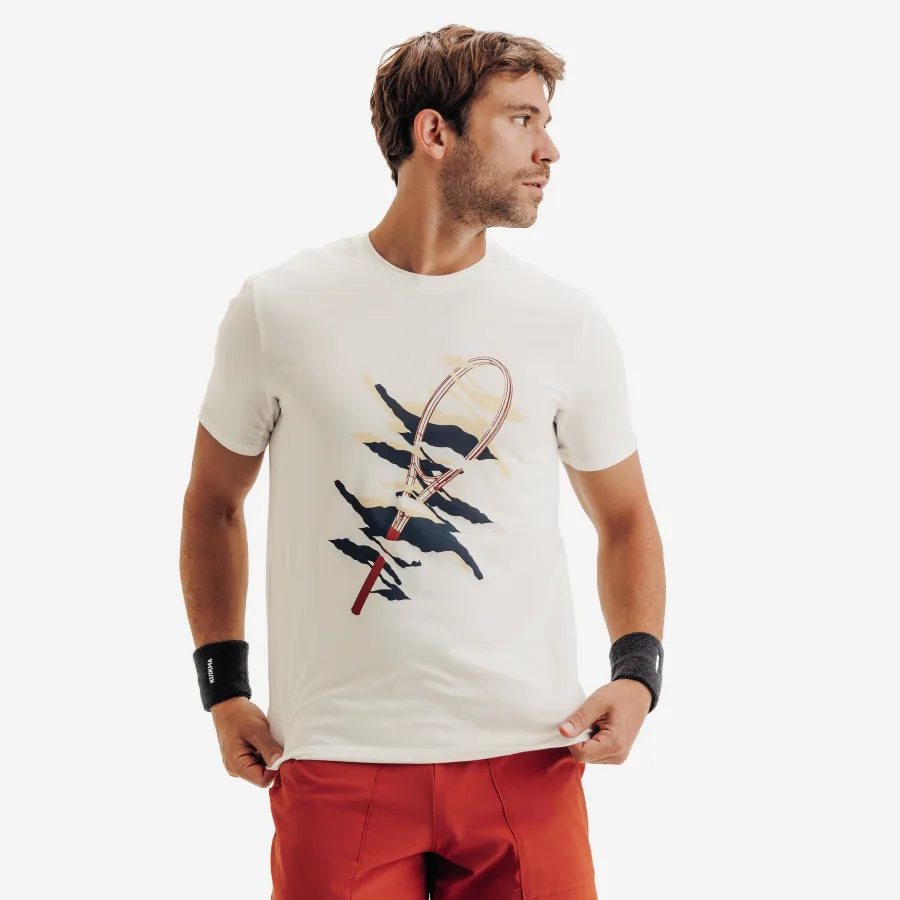 KUIKMA Herren Tennis T-Shirt - TTS Soft weiß