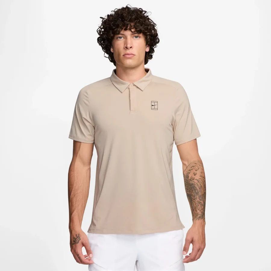 Nike Nike Court Dri - FIT Advantage Polo Herren Beige