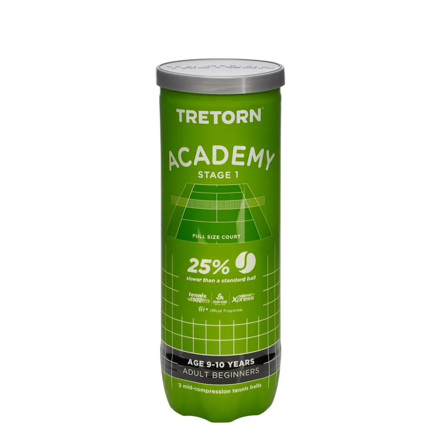Tretorn Tretorn Academy Green 3er Dose