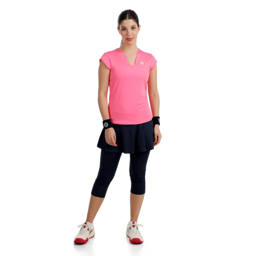 BIDI BADU BIDI BADU Crew 2.0 V - Neck T Shirt Damen pink