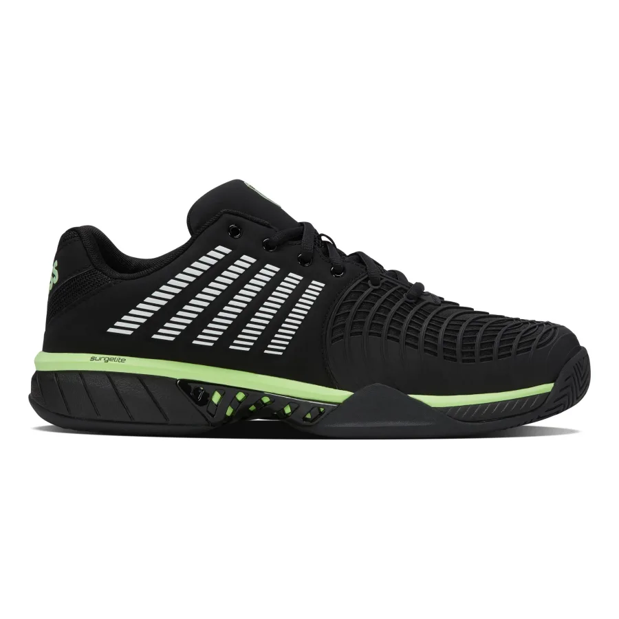 K-Swiss Express Light 3 Allcourtschuh Herren-Schwarz,Neongrün