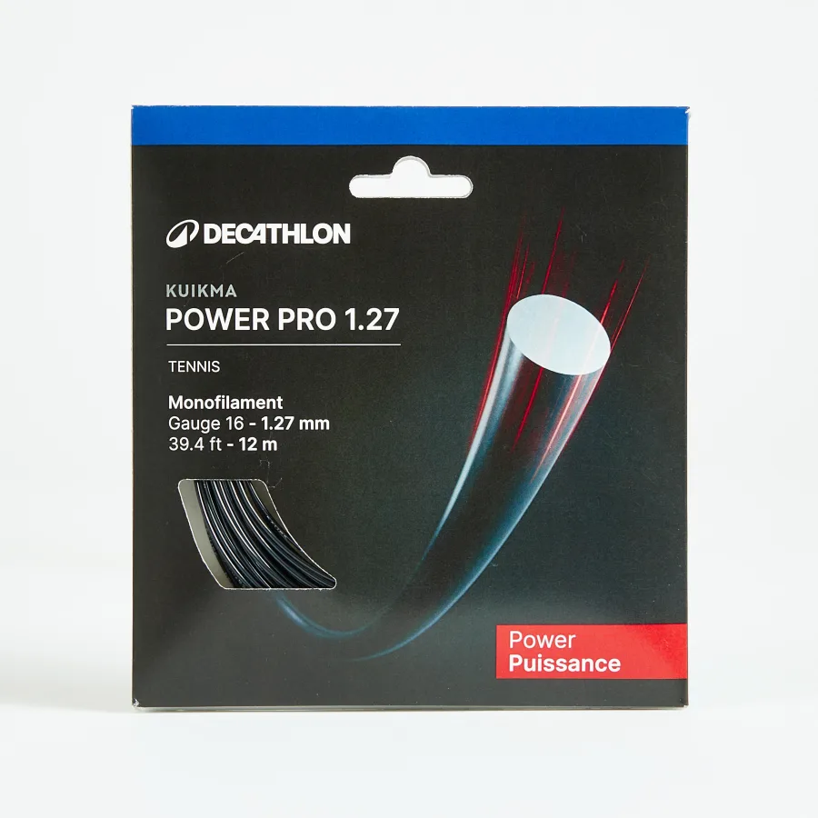Artengo Monofaser Tennissaite 1,27 mm - TA 990 Power schwarz