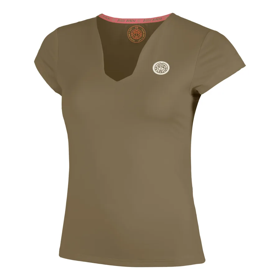 BIDI BADU BIDI BADU Spectrum V - Neck T Shirt Damen Braun