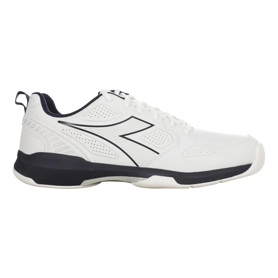 Diadora S. Challenge 7 SL Teppichschuh Herren - weiß, dunkelblau