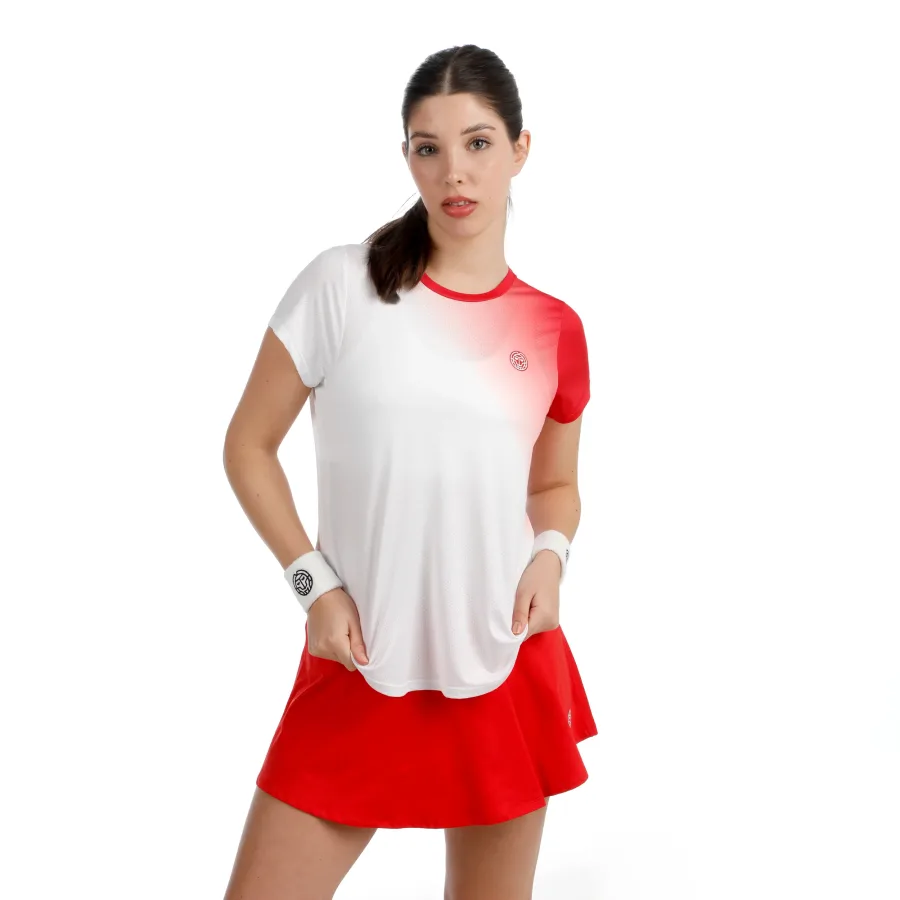 BIDI BADU BIDI BADU Crew Fade 2.0 T - Shirt Damen rot, weiß