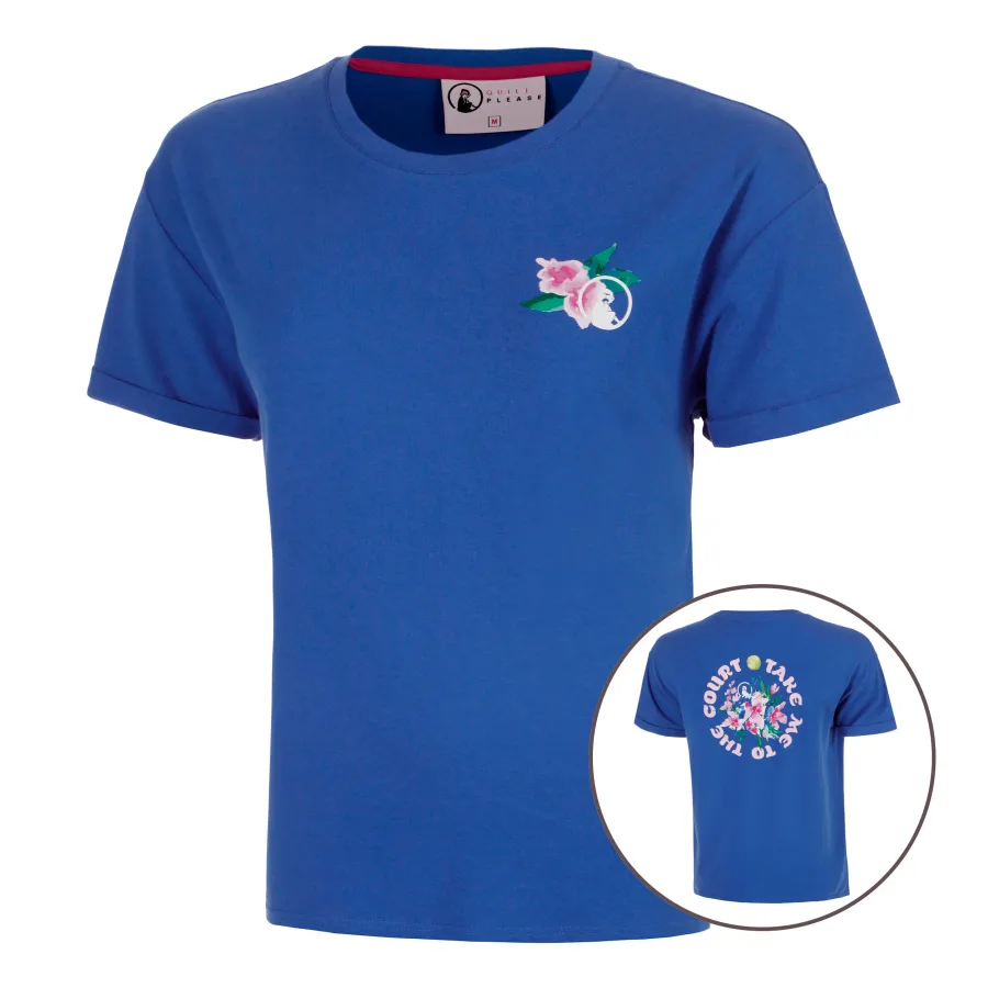 Quiet Please Quiet Please Crush TMTTC T - Shirt Damen blau, weiß