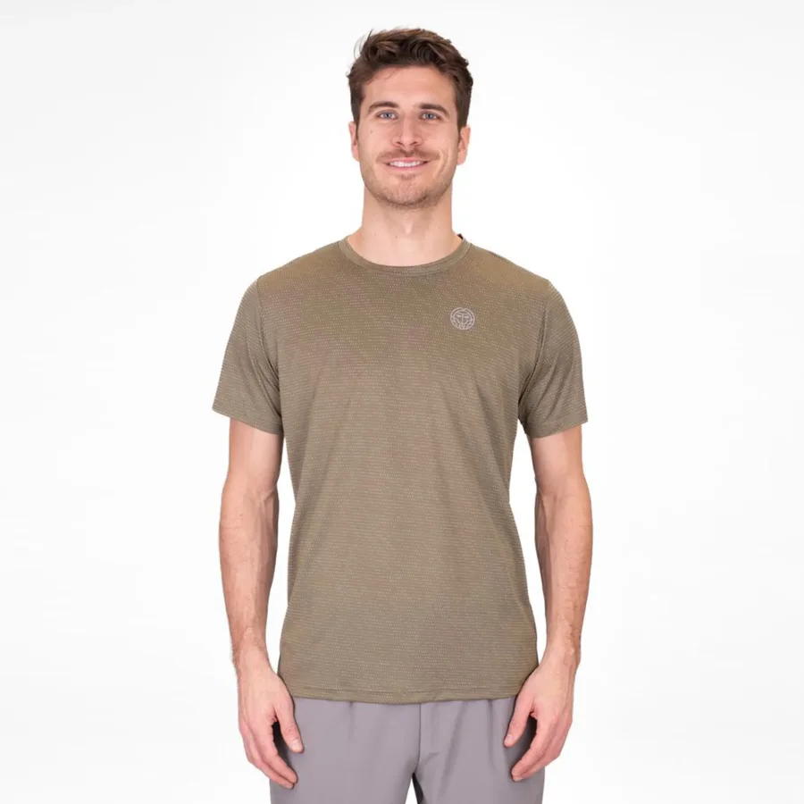BIDI BADU BIDI BADU Crew Two Colored T - Shirt Herren Oliv