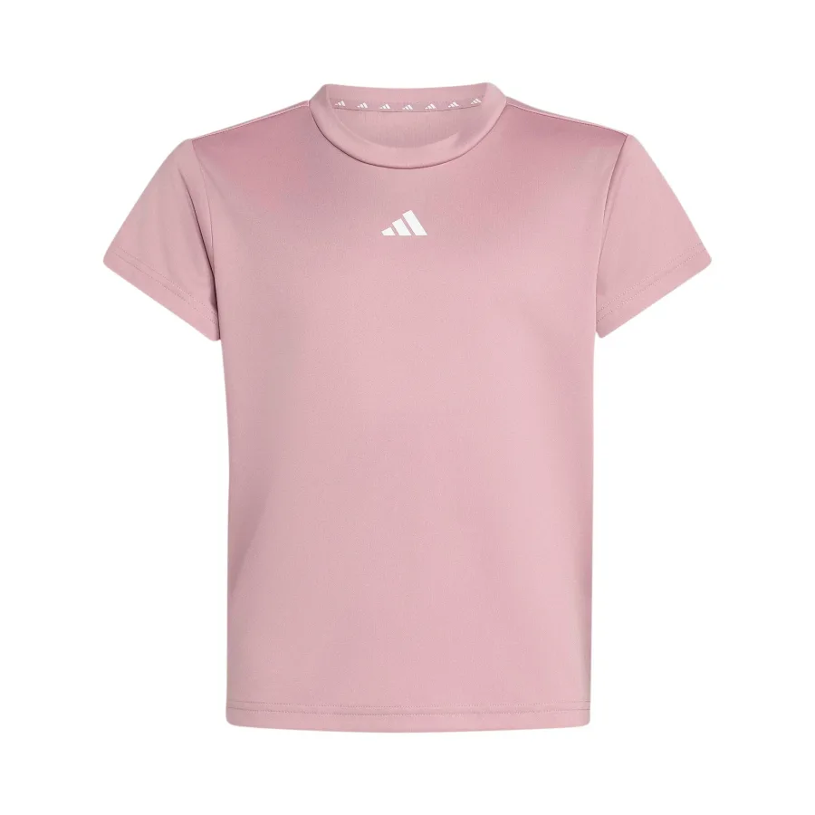 adidas Essentials Training T-Shirt Kinder - altrosa, weiß