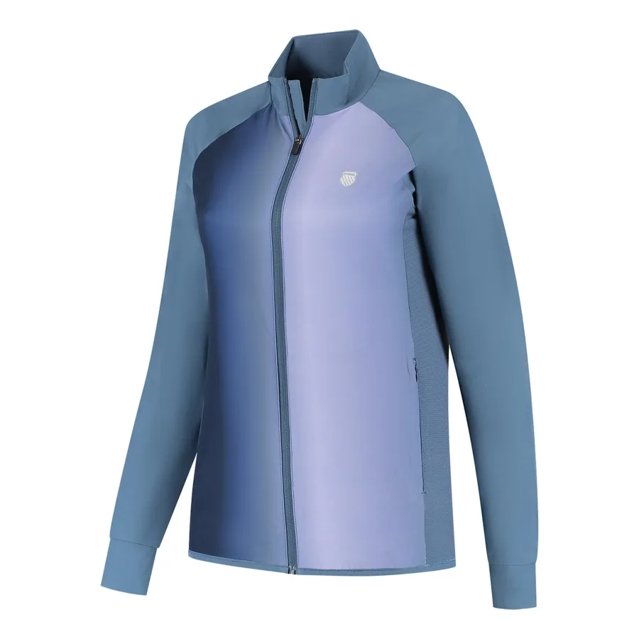 K-Swiss Hypercourt 5 Trainingsjacke Damen - blaugrau, flieder