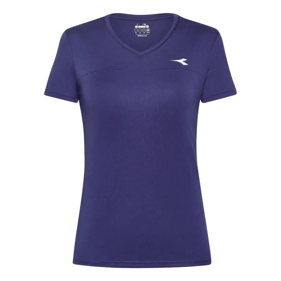 Diadora Diadora L. Short Sleeve T - Shirt Damen Blau
