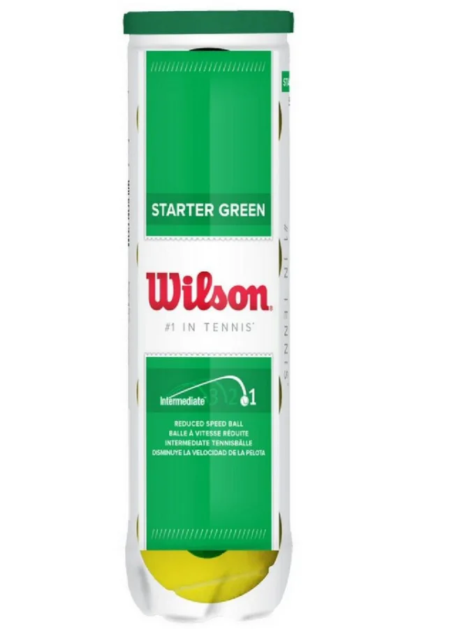 Wilson Wilson Tennisball Methodikbälle Stage 1 Starter Play Green Dose 4er