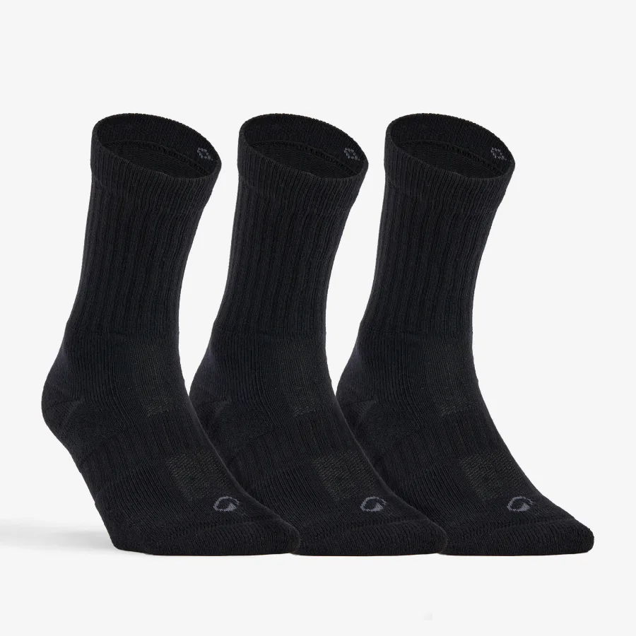 Decathlon Tennissocken High 3er Pack - RS500 schwarz