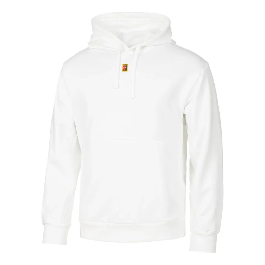Nike Dri-Fit Court Heritage Fleece Hoody Herren - weiß,